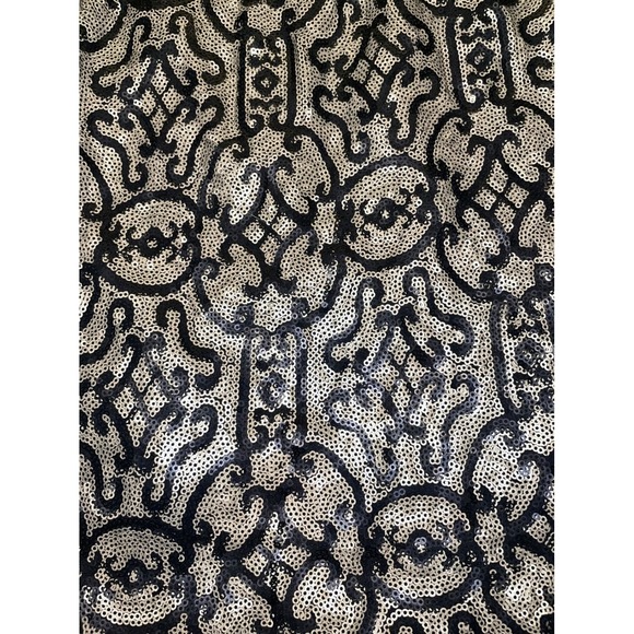 Chelsea & Violet Skirt XS Black Gold Sequin Party Cocktail Mini - Picture 8 of 11